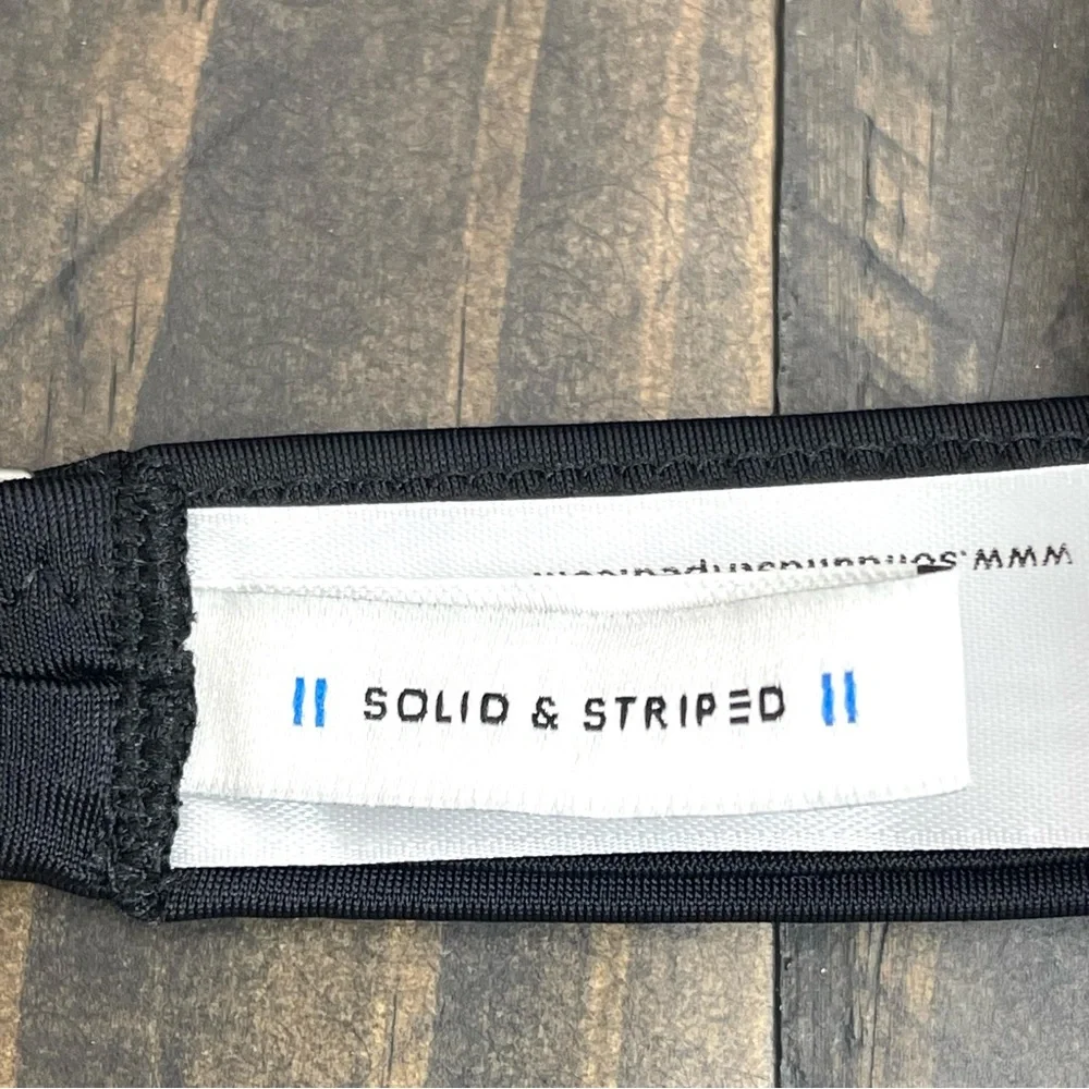 Solid & Striped Two-Piece Swimwear Size Large